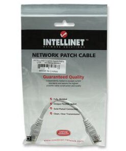 Cavo di rete Patch in Rame Cat. 5e Bianco UTP 0,5 mt