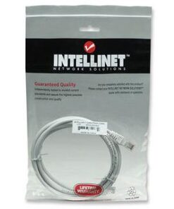 Cavo di rete Patch in Rame Cat. 5e Bianco UTP 3 mt