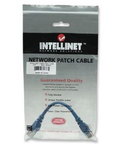 Cavo di rete Patch in Rame Cat. 5e Blu UTP 0,5 mt