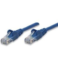 Cavo di rete Patch in Rame Cat. 5e Blu UTP 0,5 mt