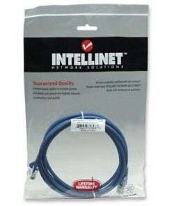 Cavo di rete Patch in Rame Cat. 5e Blu UTP 2 mt