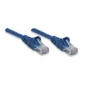 Cavo di rete Patch in Rame Cat. 5e Blu UTP Blu 1 mt
