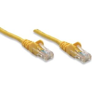 Cavo di rete Patch in Rame Cat. 5e Giallo UTP 0,5 mt