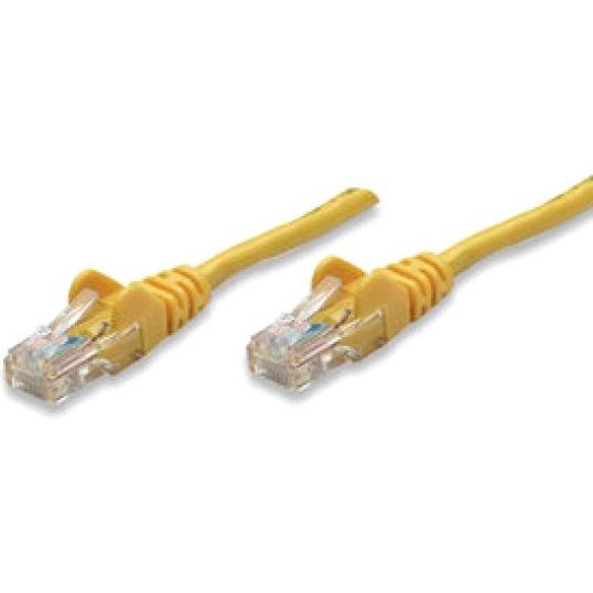 Cavo di rete Patch in Rame Cat. 5e Giallo UTP 20 mt