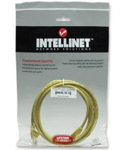 Cavo di rete Patch in Rame Cat. 5e Giallo UTP 5 mt