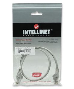 Cavo di rete Patch in Rame Cat. 5e Grigio UTP 0,15 mt