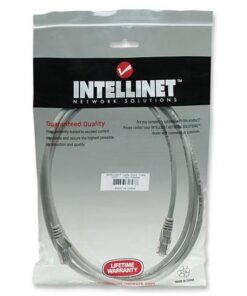 Cavo di rete Patch in Rame Cat. 5e Grigio UTP 1,5 mt