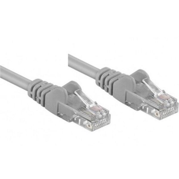Cavo di rete Patch in Rame Cat. 5e Grigio UTP 1,5 mt