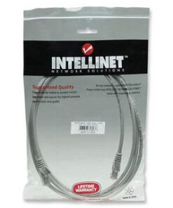 Cavo di rete Patch in Rame Cat. 5e Grigio UTP 2 mt