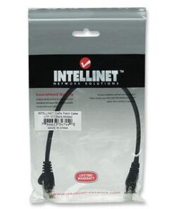 Cavo di rete Patch in Rame Cat. 5e Nero UTP 0,15 mt