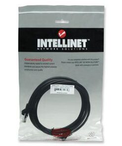 Cavo di rete Patch in Rame Cat. 5e Nero UTP 1 mt