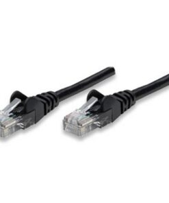 Cavo di rete Patch in Rame Cat. 5e Nero UTP 2 mt