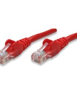 Cavo di rete Patch in Rame Cat. 5e Rosso UTP 0,3 mt