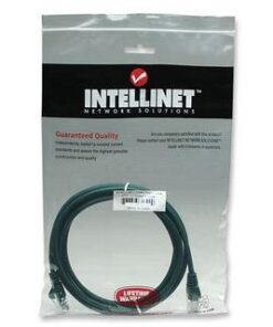 Cavo di rete Patch in Rame Cat. 5e Verde UTP 1 mt