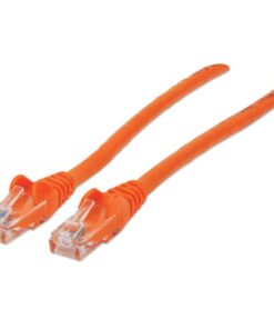 Cavo di rete Patch in Rame Cat. 6 Arancio UTP 1 mt