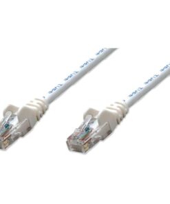 Cavo di rete Patch in Rame Cat. 6 Bianco UTP 0,5 mt