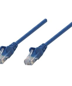 Cavo di rete Patch in Rame Cat. 6 Blu UTP 0,5 mt