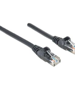 Cavo di rete Patch in Rame Cat. 6 Nero UTP 1 mt