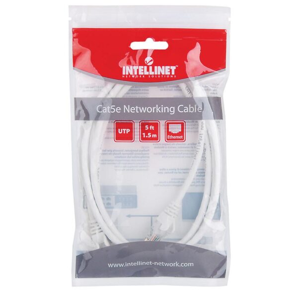 Cavo di rete Patch in Rame Cat. 6 Nero UTP 1,5 m