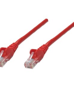 Cavo di rete Patch in Rame Cat. 6 Rosso UTP 0,5 mt