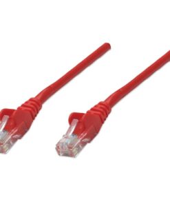 Cavo di rete Patch in Rame Cat. 6 Rosso UTP 2 mt