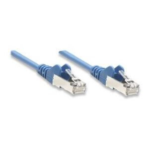 Cavo di rete Patch in Rame Cat. 6A Blu SFTP 10 mt