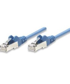 Cavo di rete Patch in Rame Cat. 6A Blu SFTP 10 mt