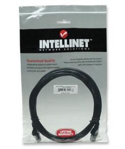 Cavo di rete Patch in Rame Cat. 6A Nero UTP 3 mt