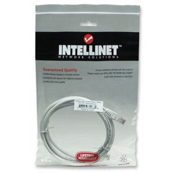 Cavo di rete Patch in Rame Schermato Cat. 5e Bianco FTP 3 mt