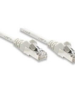 Cavo di rete Patch in Rame Schermato Cat. 5e Bianco FTP 3 mt