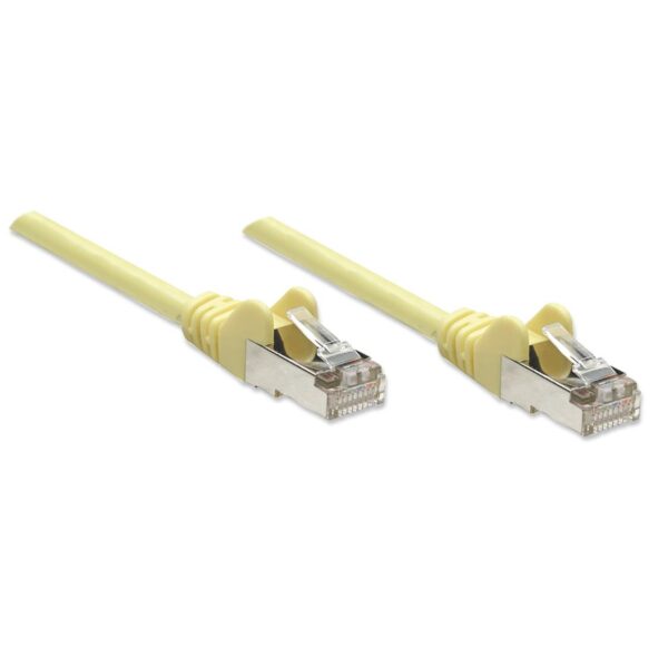 Cavo di rete Patch in Rame Schermato Cat. 5e Giallo FTP 1 mt