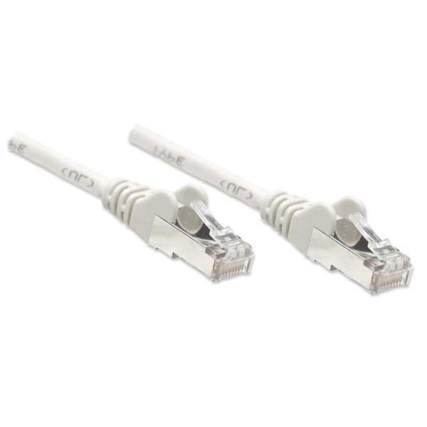 Cavo di rete Patch in Rame Schermato Cat. 5e Grigio FTP 0,5 mt