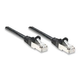 Cavo di rete Patch in Rame Schermato Cat. 5e Nero FTP 3 mt