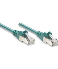 Cavo di rete Patch in Rame Schermato Cat. 5e Verde FTP 0,5 mt