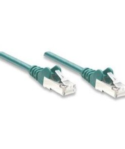 Cavo di rete Patch in Rame Schermato Cat. 5e Verde FTP 10 mt