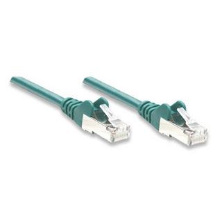 Cavo di rete Patch in Rame Schermato Cat. 5e Verde FTP 10 mt