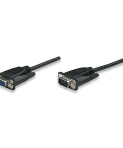 Cavo prolunga monitor SVGA standard M/F 3,0 mt NERO
