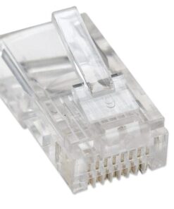 Confezione 100 Plug RJ45 UTP per Cavo Flessibile Cat.5E
