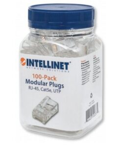 Confezione 100 Plug RJ45 UTP per Cavo Flessibile Cat.5E