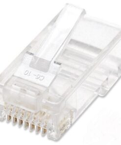 Confezione 100 Plug RJ45 UTP per Cavo Flessibile Cat.6