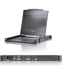 Console  KVM Switch DVI USB LCD 17.3'' Full HD da rack 19'', CL6700MW