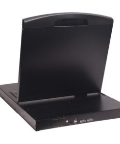 Console KVM USB/PS2 con LCD 19'' da Rack 19'' Dual Rail