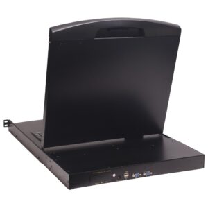 Console KVM USB/PS2 con LCD 19'' da Rack 19'' Dual Rail