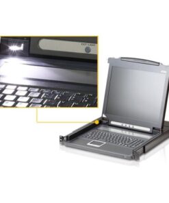 Console USB-PS2 VGA con LCD 17'' da rack 19'', CL1000M