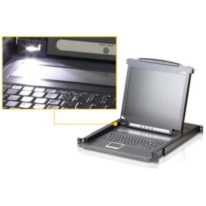 Console USB-PS2 VGA con LCD 17'' da rack 19'', CL1000M