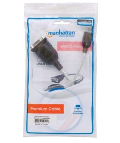 Convertitore Adattatore Manhattan 205153 da USB a Seriale in Sacchetto