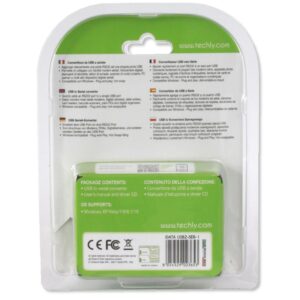 Convertitore Adattatore Techly da USB 2.0 a Seriale in Blister