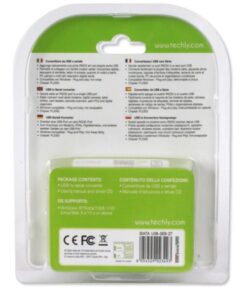 Convertitore Adattatore Techly da USB a Seriale in Blister