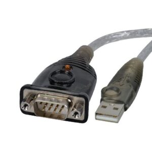 Convertitore Adattatore da USB a Seriale RS-232 Trasparente UC232A