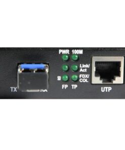 Convertitore RJ45 10/100 con modulo SFP Fast ethernet Monomodale